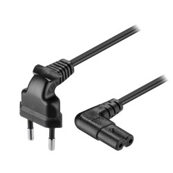 Kabel zasil. sieciowy 2m kąt. SN15kab:CEE7/16wt:IECC7-Elektryka