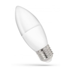 Żarówka E27 LED 8W CW 230V SPECTRUM Świeczka Biała zimna-Oświetlenie