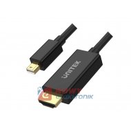 Kabel miniDisplayport na HDMI UNITEK 2m  MiniDP na HDMI 4K 30Hz