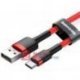 Kabel USB  USB-C 0.5m BASEUS TYPE-C Red+Red 3A