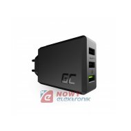 Ładowarka USBx3 Sieciowa QC3.0 GREEN CELL Quick Charge