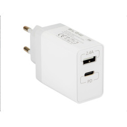 Ładowarka USB sieciowa USB 230V USB-C QC3.0 PD 30W