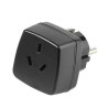 Adapter podr.wt.PL-gn.AUS/Chiny Przejściówka czarna VIVANCO-Elektryka