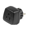 Adapter podr.wt.PL-gn.USA Przejściówka czarna VIVANCO-Elektryka