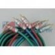 Kabel 3xRCA 1m chrom RGB blister