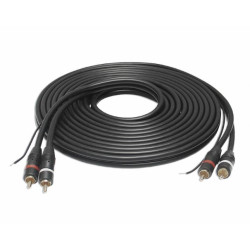 Kabel 2xRCA + Kabel ster. 7,5m do wzmacniacza wtyki złocone-Kable i Przyłącza RTV i PC
