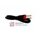 Kabel Jack 6,3 Mono 1m  VITALCO MK45 Wtyk - Wtyk
