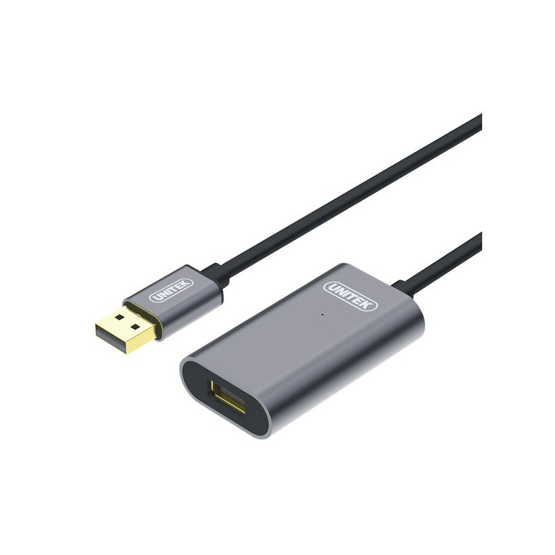 Kabel USB 2.0 Wt/Gn 10m Aktywny Przedłużacz USB ze wzmacniaczem UNITEK-Telefony i Smartfony