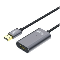 Kabel USB 2.0 Wt/Gn 20m Aktywny Przedłużacz USB ze wzmacniaczem UNITEK-Telefony i Smartfony