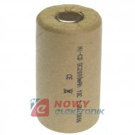 Akumulator do pakietu SC2,0AhBB (bez blaszek) 1,2V 22x42mm papier NiCd