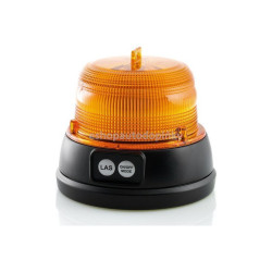 Lampa ostrzegawcza LED ELTA, 16 LED, Kogut pomarańczowy, magnes, na baterie 9v-Motoryzacja