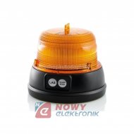 Lampa ostrzegawcza LED ELTA, 16 LED, Kogut pomarańczowy, magnes, na baterie 9v