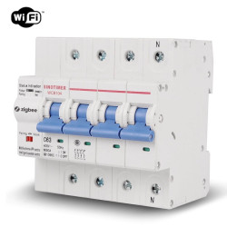 Wyłącznik nadprądowy WIFI TUYA 3-fazy 1-63A regulowany bezpiecznik SMART-Elektryka