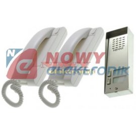 Zestaw domofonowy 5025/322 (525) dla 2 lok. Panel 5025 / Unifon 1132 URMET