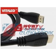 Kabel HDMI 10m v1.4 HDK48 czarne VITALCO
