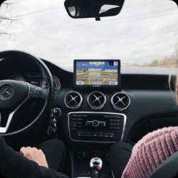 Nawigacja GPS GoMedia 7010 7" iGO 256MB mapa Polska + EUROPA 8GB odblokowana-Motoryzacja