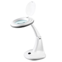 Lampa z lupą na stół 5D 6W 6500K Rebel-Narzędzia Warsztatowe i Wyposażenie