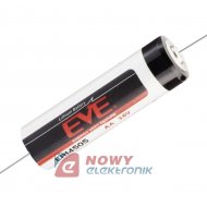 Bateria EVE ER14505 CNA 3,6V 2,7 z drutami Litowa 2,7Ah/14,5x50,5