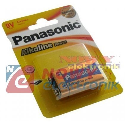 Bateria 6LR61 PANASONIC       9V ALKALINE POWER NEW 6LF22