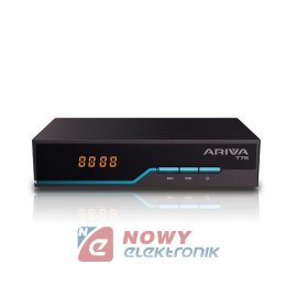 Tuner TV naz. Ariva T75  DVB-T2 Ferguson Black + kabel HDMI ZESTAW