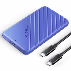 Obudowa HDD 2,5" USB-C 3.1 ORICO Niebieska kieszeń dysku zewnętrznego-Komputery i Tablety