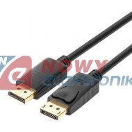 Kabel Displayport M/M 3m Unitek