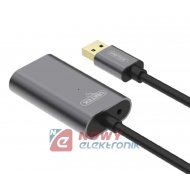 Kabel USB 2.0 Wt/Gn 5m Aktywny Przedłużacz ze wzmacniaczem UNITEK Y-271