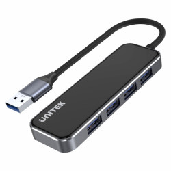 HUB USB 3.1 4xUSB UNITEK Szklany-Komputery i Tablety