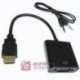 Przejście wt.HDMI do VGA +AUDIO konwerter adapter na kablu
