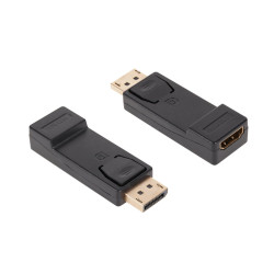Adapter Wt.DisplayPort - Gn.HDMI Przejściówka, konwerter DP-HDMI-Podzespoły Elektroniczne