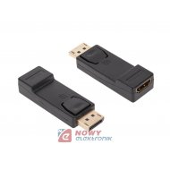 Adapter Wt.DisplayPort - Gn.HDMI Przejściówka, konwerter DP-HDMI