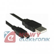 Kabel USB - MiniUSB 5p  5m Foto Canon VITALCO