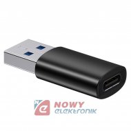 Przejście USB3.1 na USB-C  OTG Adapter OTG, BASEUS, 10Gb/s Czarny