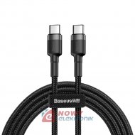 Kabel USB-C Wtyk-Wtyk 1m Baseus 60W 20V/3A, PD, QC3.0