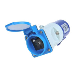 Adapter CEE wtyk na gniazdo 230V 6A IP44 przejście do kamper-Motoryzacja