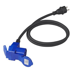 Adapter CEE gniazdo na wtyk 230V kąt 16A IP44 150cm do kampera-Motoryzacja