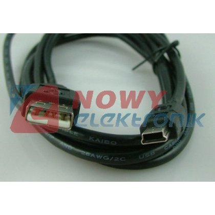 Kabel USB - MiniUSB 5p 0,8-1m USB 5pFotoCanon KPO2853-0,7