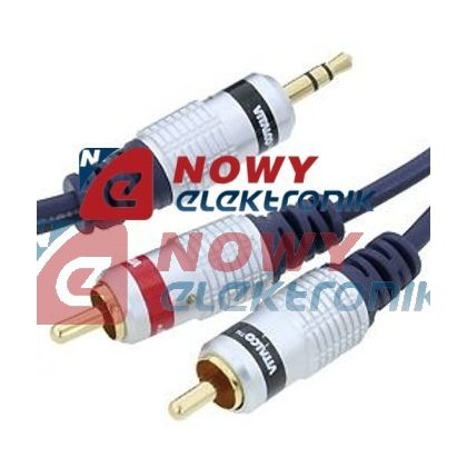 Kabel Jack 3,5St - 2xRCA 0,5m DIGITAL/Vitalco