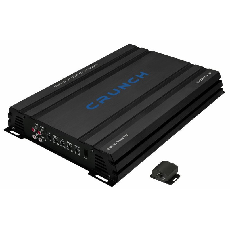 Wzmacniacz samoch. Crunch 2200 | GPX-2200.1 Jednokanałowy, RMS Max 1100W-CAR AUDIO-VIDEO