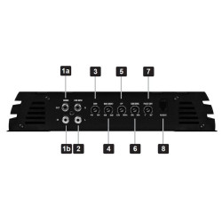 Wzmacniacz samoch. Crunch 2200 | GPX-2200.1 Jednokanałowy, RMS Max 1100W-CAR AUDIO-VIDEO