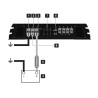 Wzmacniacz samoch. Crunch 2200 | GPX-2200.1 Jednokanałowy, RMS Max 1100W-CAR AUDIO-VIDEO