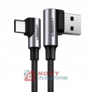 Kabel USB  USB-C 0,5m Kątowy UGREEN QC3.0