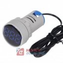 Kontrolka LED TERMOMETR 22mm BLU ST16C niebieska 230V -20-199st.C 50-380VAC