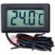Termometr panelowy LCD B czarny -20°C do 100°C