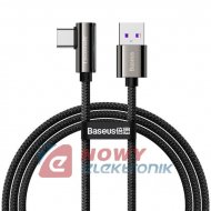 Kabel USB Wt.A-USB-C 1m BASEUS TYPE-C kątowy Black