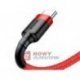 Kabel USB  USB-C 1m BASEUS TYPE-C Red+Red 3A