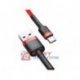 Kabel USB  USB-C 1m BASEUS TYPE-C Red+Red 3A