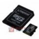 Karta pamięci Micro SDXC 256G KINGSTON Class 10 Canvas Select Plus z adapt.