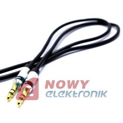Kabel Jack 3,5 Wtyk-Wtyk 1,5m Stereo, Slim JKJ33 Vitalco