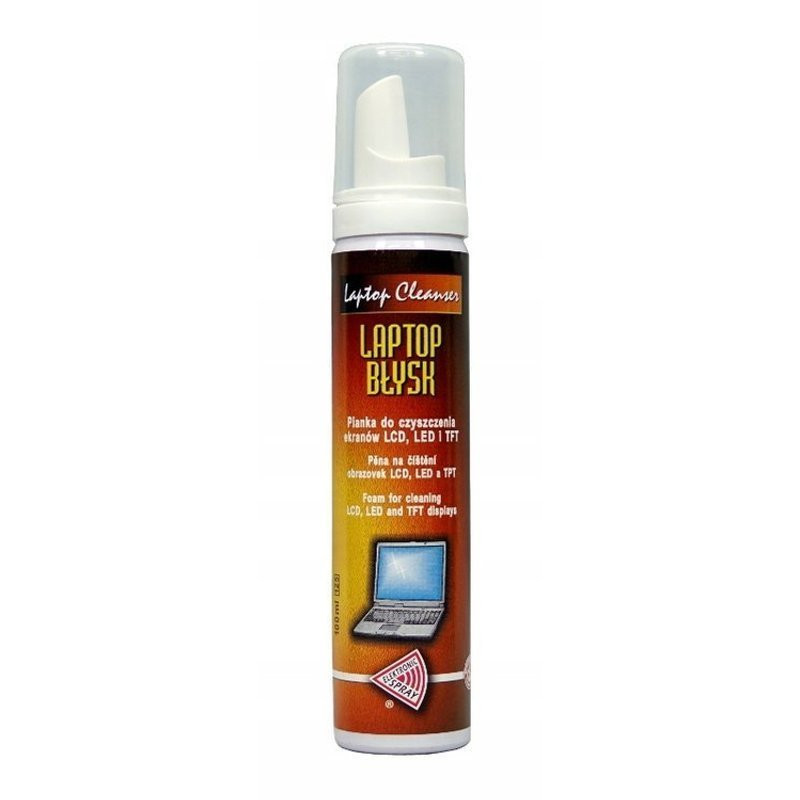 Spray Laptop Błysk 100ml ekrany, matryce LED LCD pianka do mycia-Komputery i Tablety